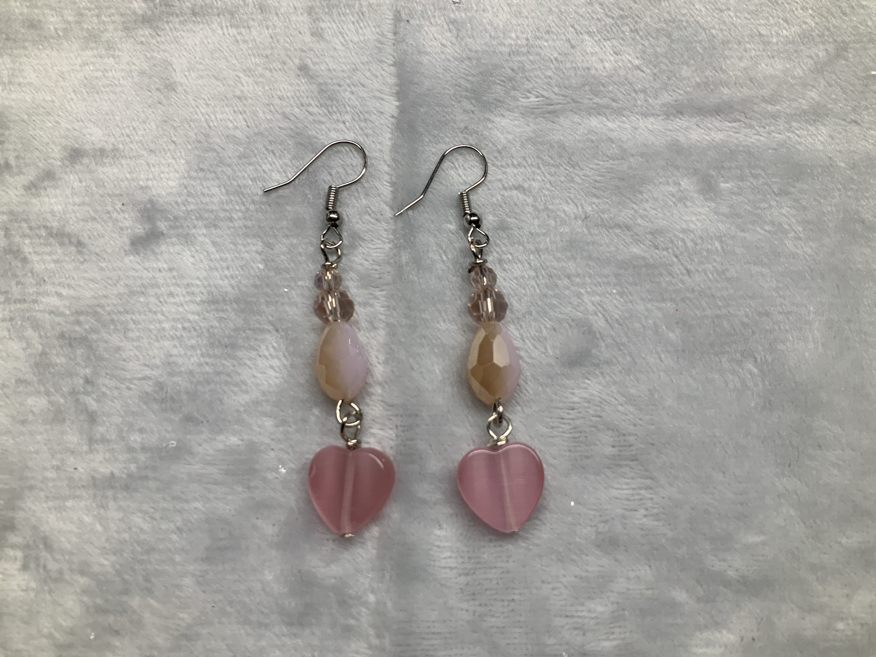 Pink Valentines Dangles