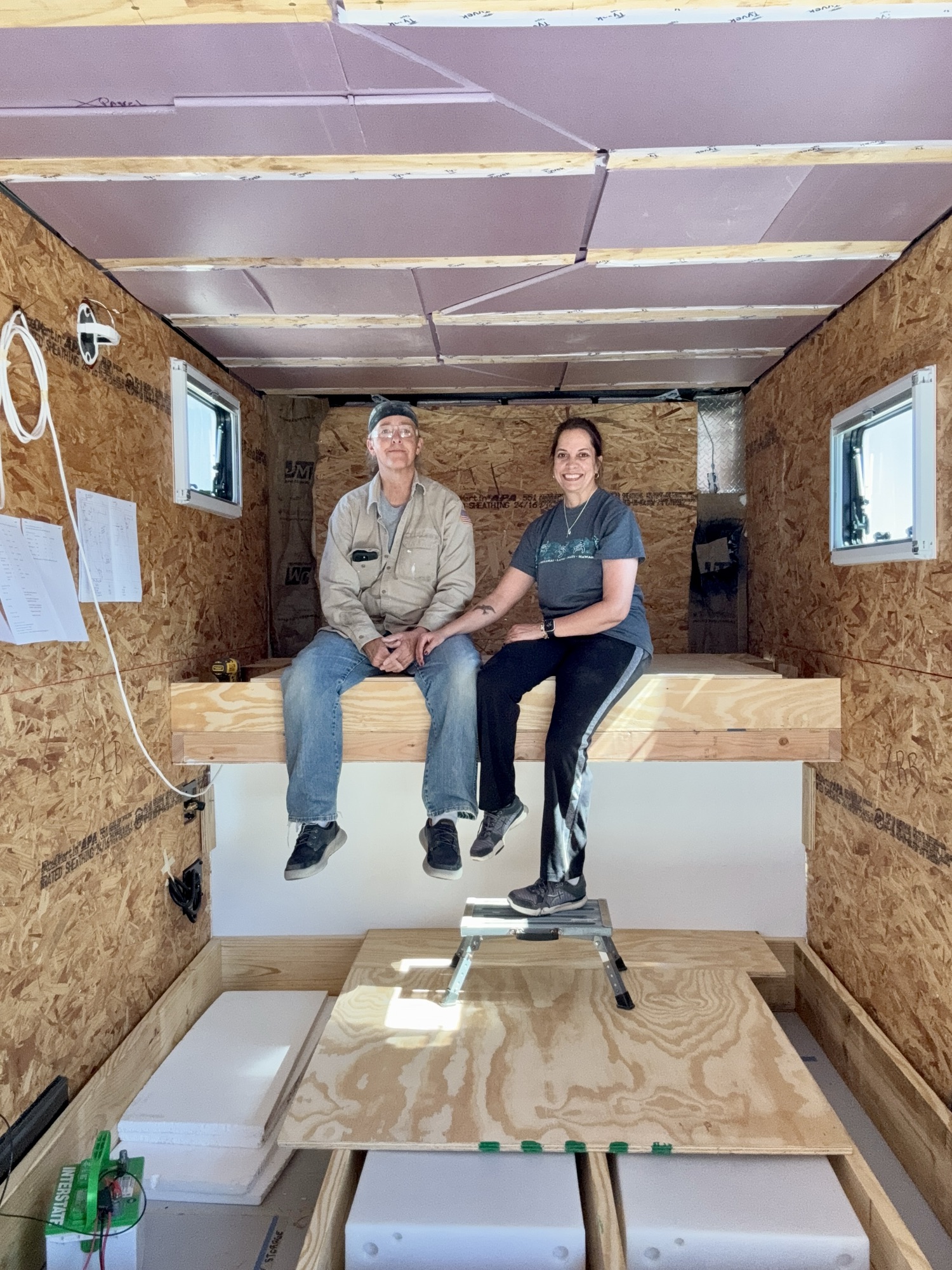 Water tanks and floor